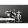 Kingston Brass KS3966AX 8" Widespread Bathroom Faucet, Polished Nickel KS3966AX